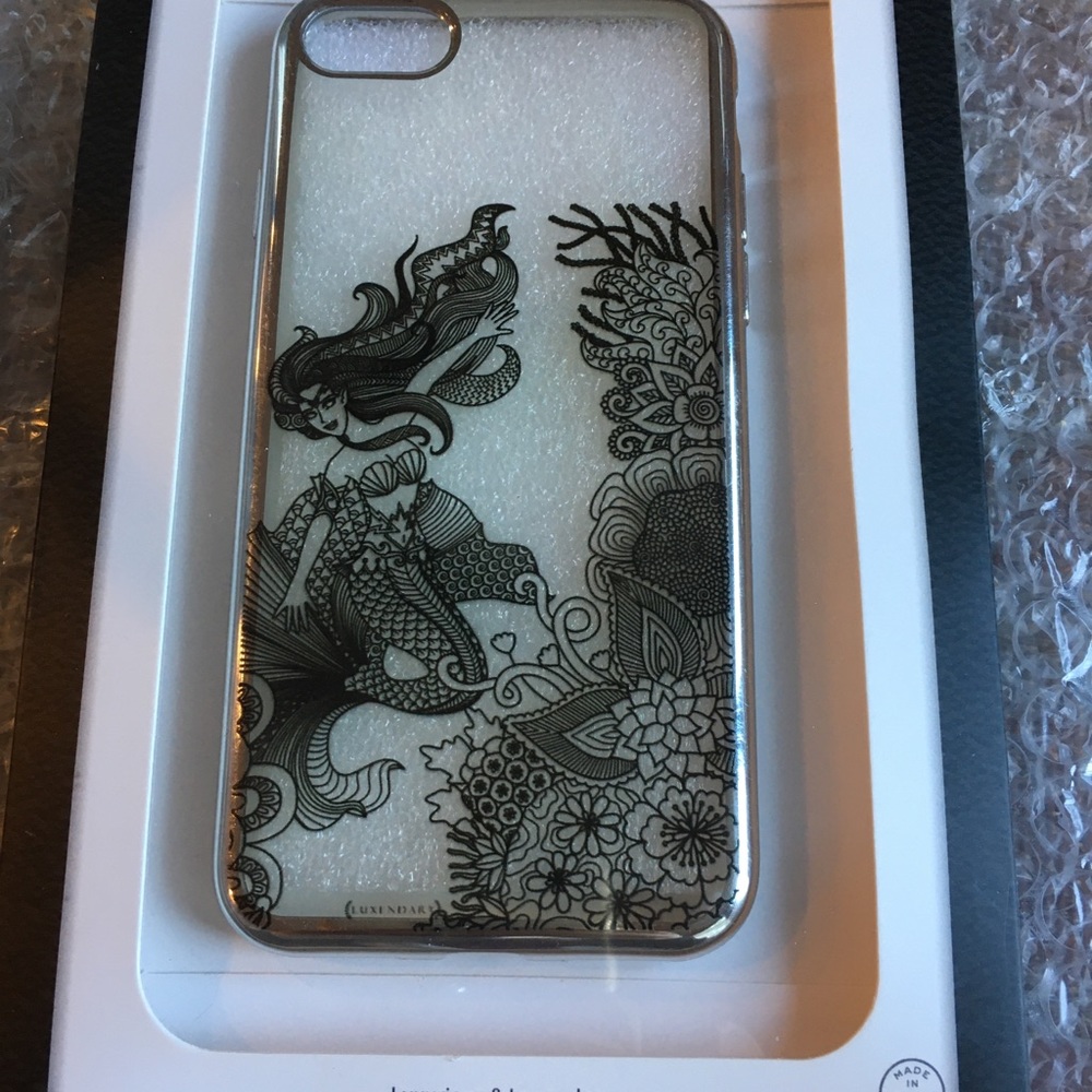 iPhone 7 Clear Mermaid Case NWT